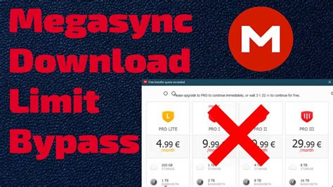 mega transfer quota limit